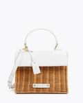 Wicker Mini Lunch Clutch