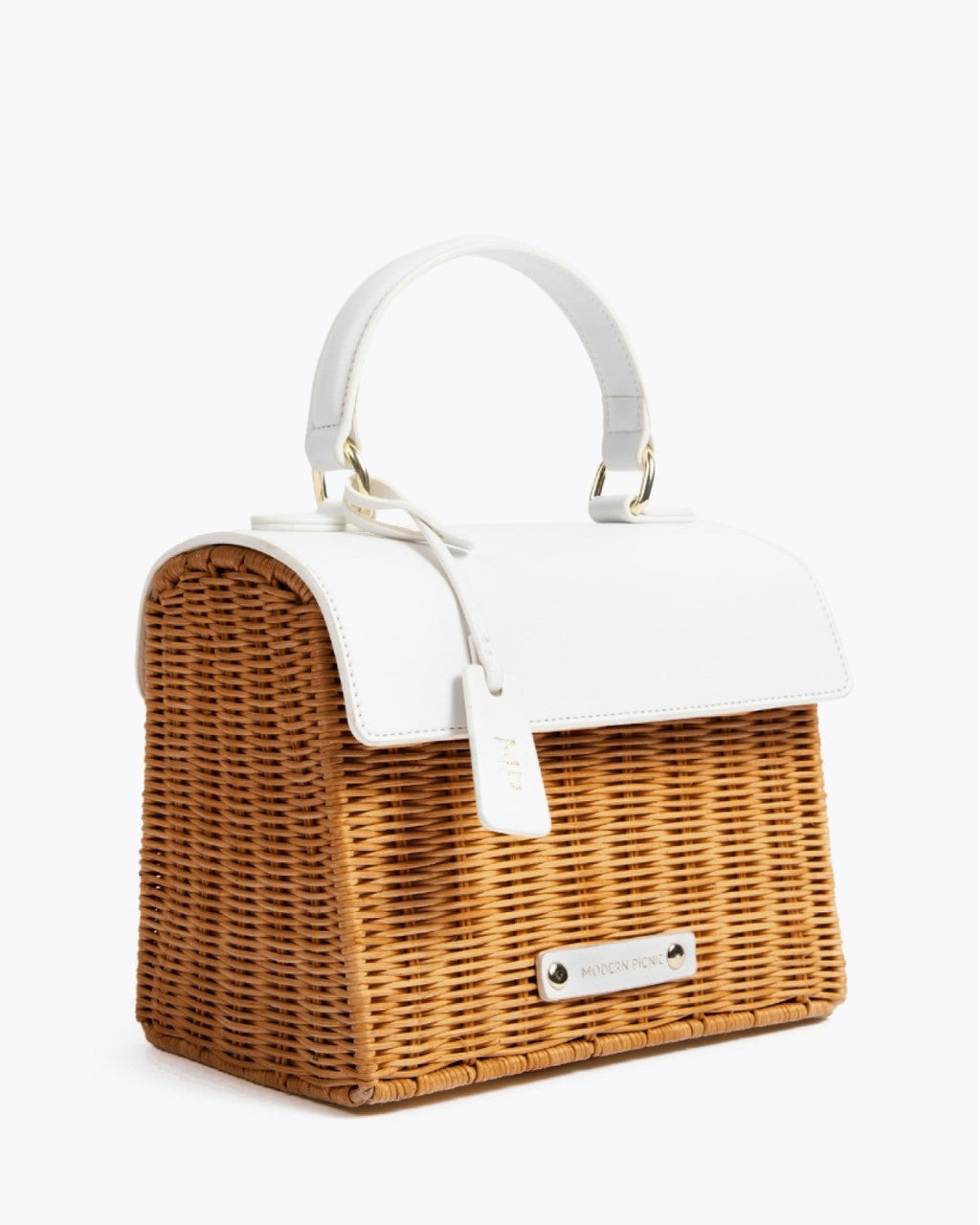 Wicker Mini Lunch Clutch