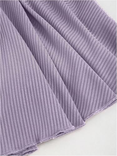GineInkCreations Elegant Lavender Ruched Peplum Bell Sleeve Top