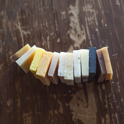 Mini Wedding Soap Favors with Custom Wraps