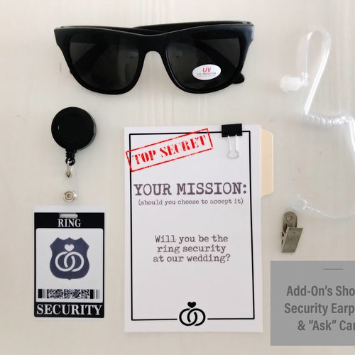 Ring Security ID Badge & Sunglasses Set