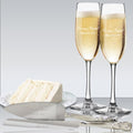 Personalized Wedding Flute and Cake Serving Set – Custom Engraved
