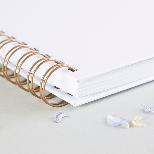 Minimal Script Wedding Guest Book