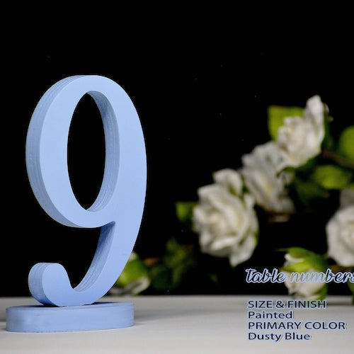 Gold Painted Wedding Table Numbers