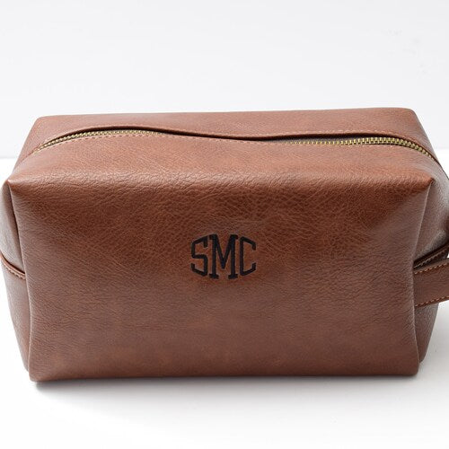 Personalized Canvas Weekender Travel Duffle and Wash Bag