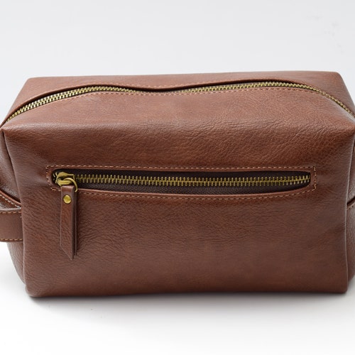 Personalized Canvas Weekender Travel Duffle and Wash Bag
