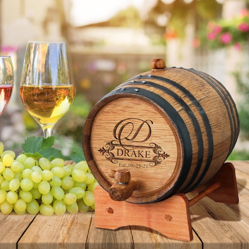 Personalized Whiskey Barrel