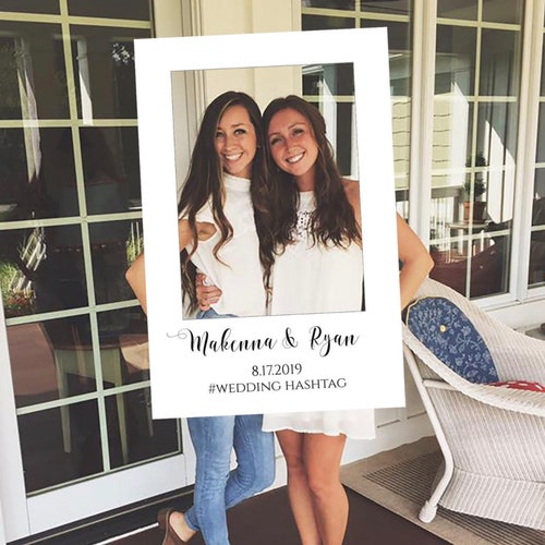 Custom Selfie Photo Prop Frame – Ready-to-Use for Any Occasion