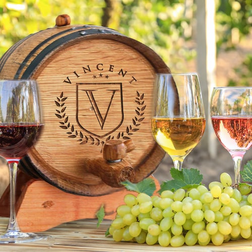 Personalized Whiskey Barrel
