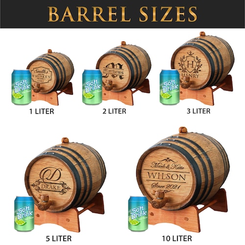 Personalized Whiskey Barrel