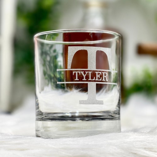 Personalized Whiskey Glasses for Groomsmen