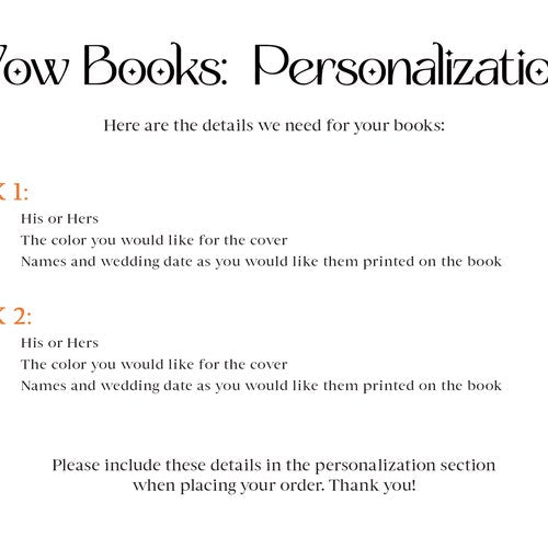 Personalized Wedding Vow Books – His & Her Vow Book Set, Gold Foil Custom Vow Renewals