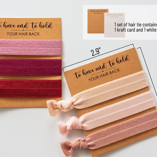 Bridesmaid Hair Tie Proposal Card