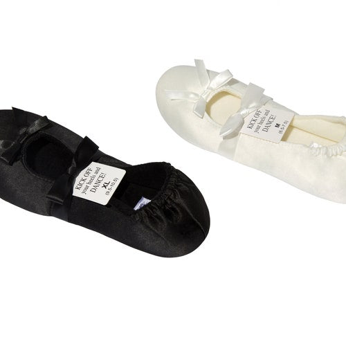 30-Pair Bulk Dancing Slippers for Wedding Guests