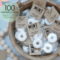 100pcs Personalized "Mint To Be" Wedding Favor Mints