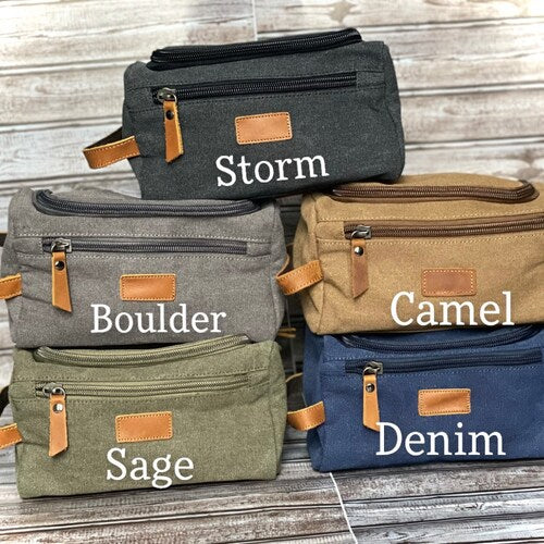 Men’s Leather Toiletry Bag