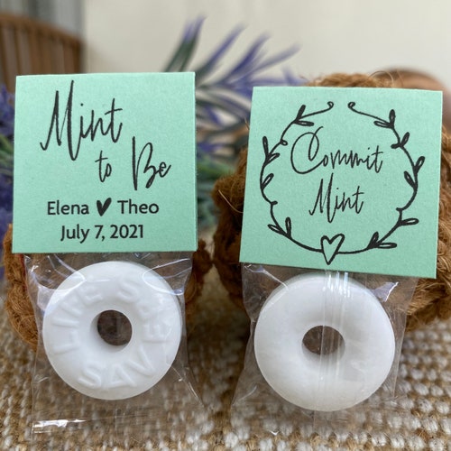 “Mint to Be” Wedding Favors – Personalized Lifesavers Candy