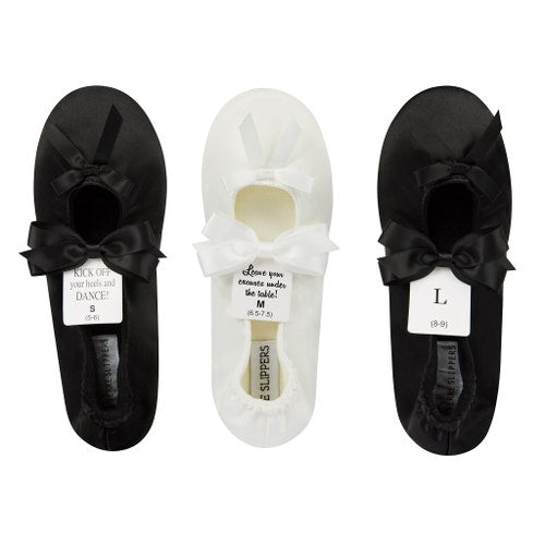 30-Pair Bulk Dancing Slippers for Wedding Guests