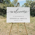 Personalized Wedding Welcome Sign