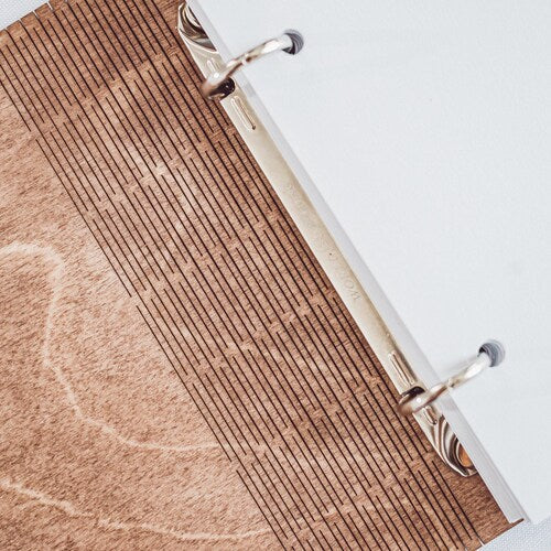 Rustic Personalized Wedding Guest Book – Laser Engraved Keepsake