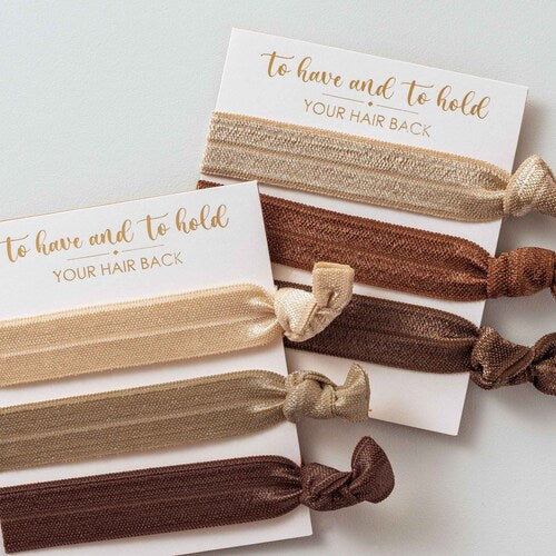 Bridesmaid Hair Tie Proposal Card