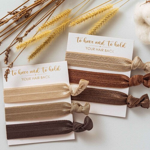 Bridesmaid Hair Tie Proposal Card