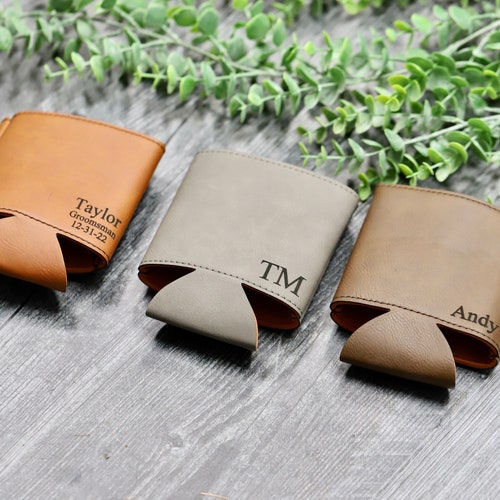 Personalized Groomsmen Can Cooler Holder