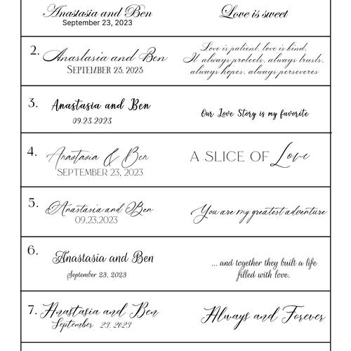 Engraved Cake Server Set for Weddings and Anniversaries