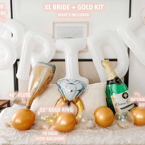White BRIDE Balloon