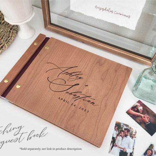 Custom Wedding Vow Books Set of 2 | His & Her Personalized Vow Books