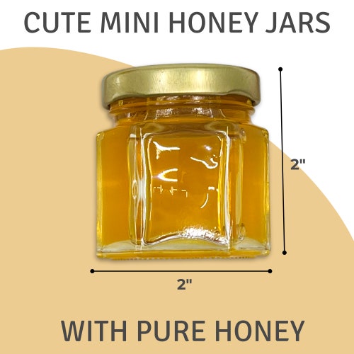 "Meant to Bee" Honey Wedding Favors with Personalized Labels