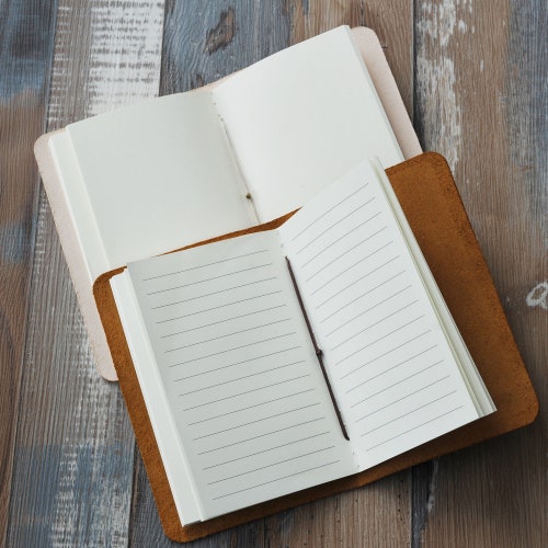 Personalized Leather Wedding Vow Book – Custom His/Her Vow Books, Bridal Shower Gift