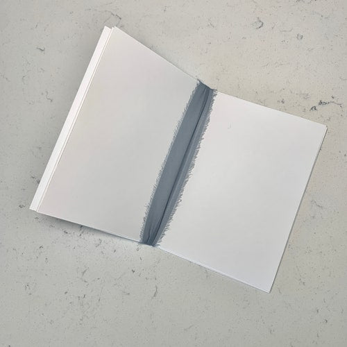 Handmade Paper Vow Books Set of 2 – His and Hers, Personalized with Silk Ribbon