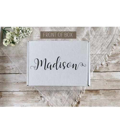 Personalized Flower Girl Gift Box – Proposal or Thank You Gift Set