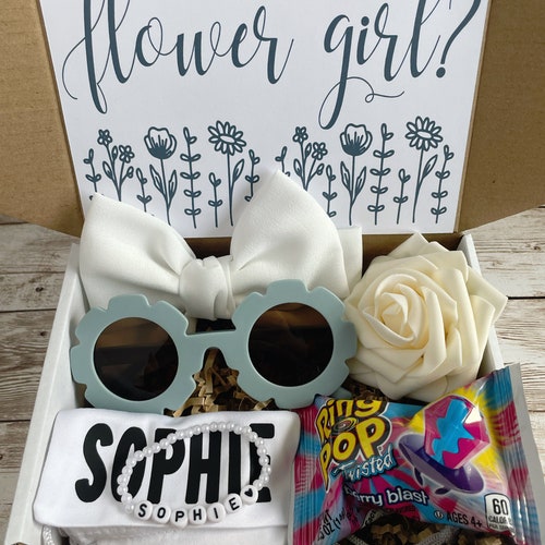 Personalized Flower Girl Gift Box – Proposal or Thank You Gift Set