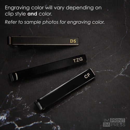 Engraved Tie Clip