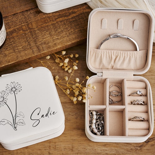 Compact Personalized Jewelry Organizer