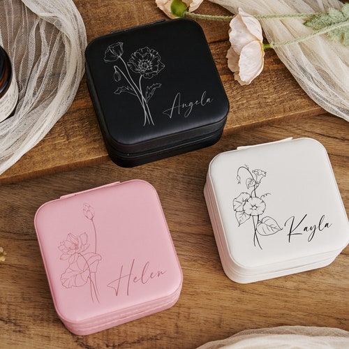 Compact Personalized Jewelry Organizer