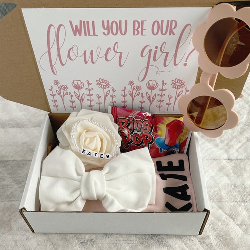 Personalized Flower Girl Gift Box – Proposal or Thank You Gift Set