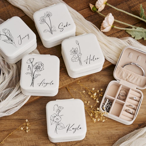 Compact Personalized Jewelry Organizer