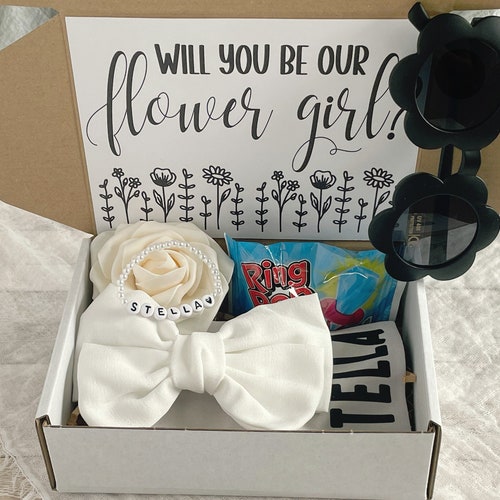 Personalized Flower Girl Gift Box – Proposal or Thank You Gift Set