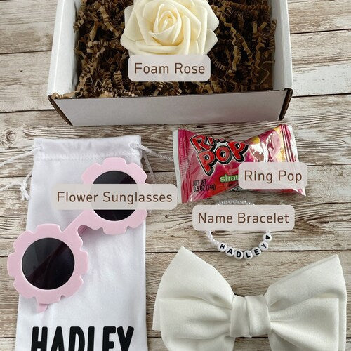 Personalized Flower Girl Gift Box – Proposal or Thank You Gift Set