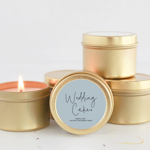 Bridal Party Proposal Candle