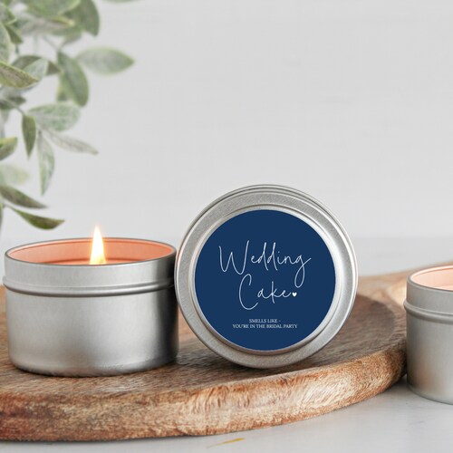 Bridal Party Proposal Candle