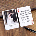 Personalized Wedding Guest Book Playing Cards