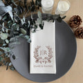Personalized Luxury Wedding Napkins with Minimalist Design