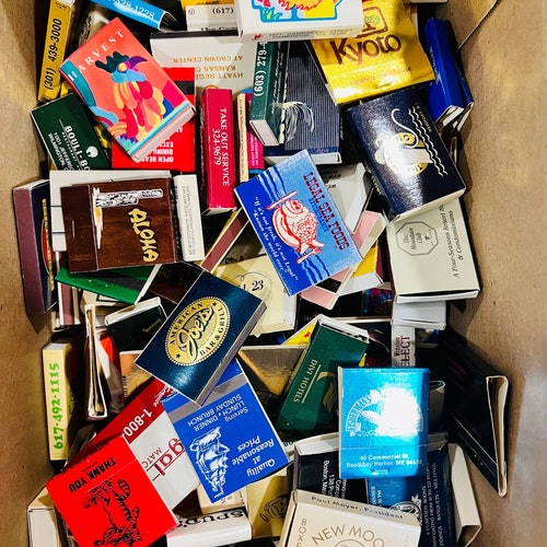 Vintage Matchbooks Collection - Unstruck & Mint for Display and Projects
