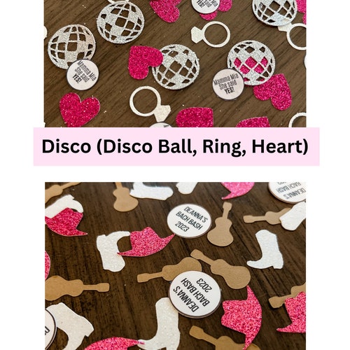 Custom Bachelorette Face Confetti & Stickers