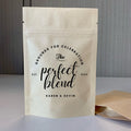 "The Perfect Blend" Personalized Coffee Wedding Favor Bags