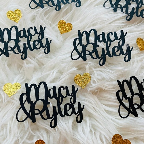 Custom Name Confetti